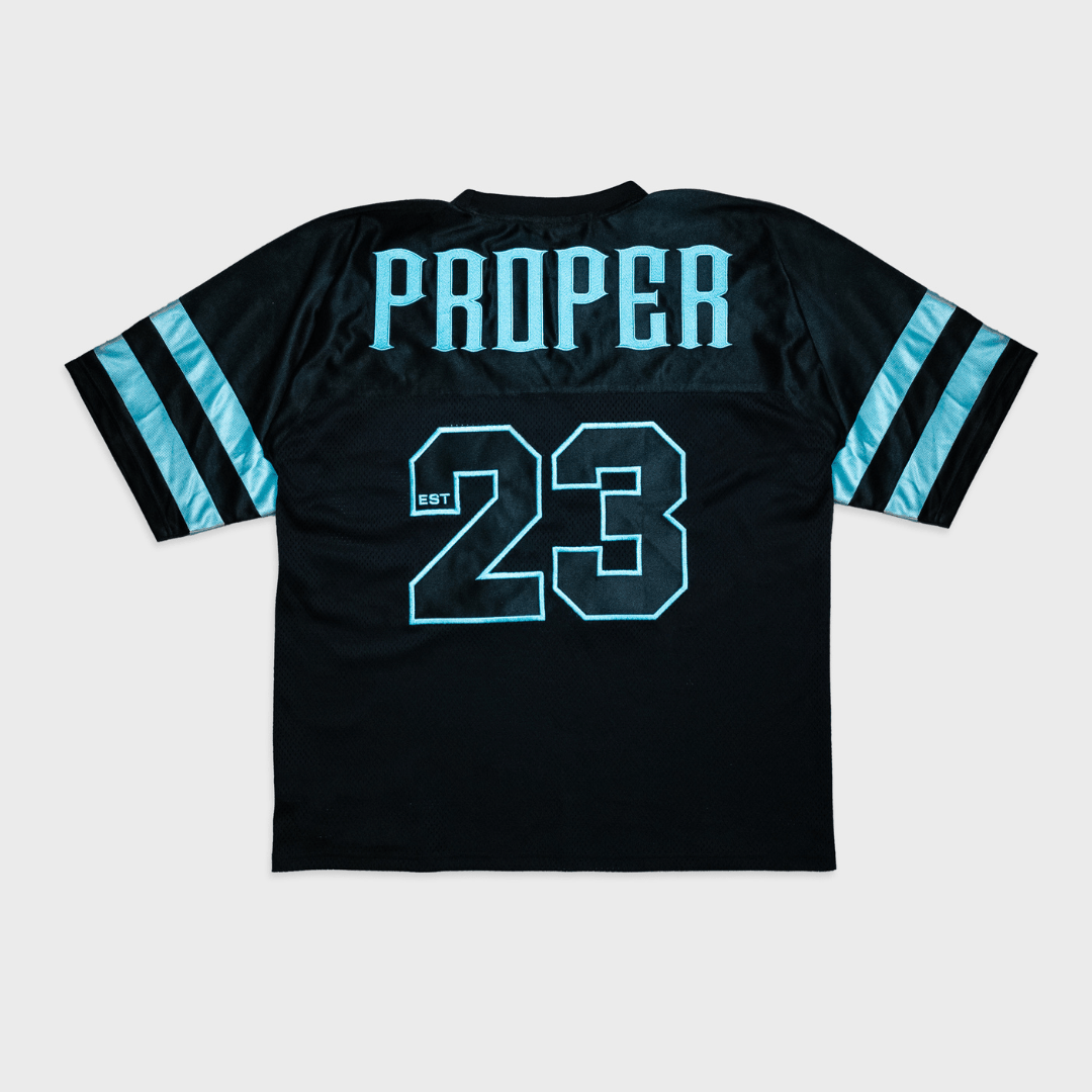 PROPER MVP JERSEY BLACK/ICY BLUE - Proper Streetwear