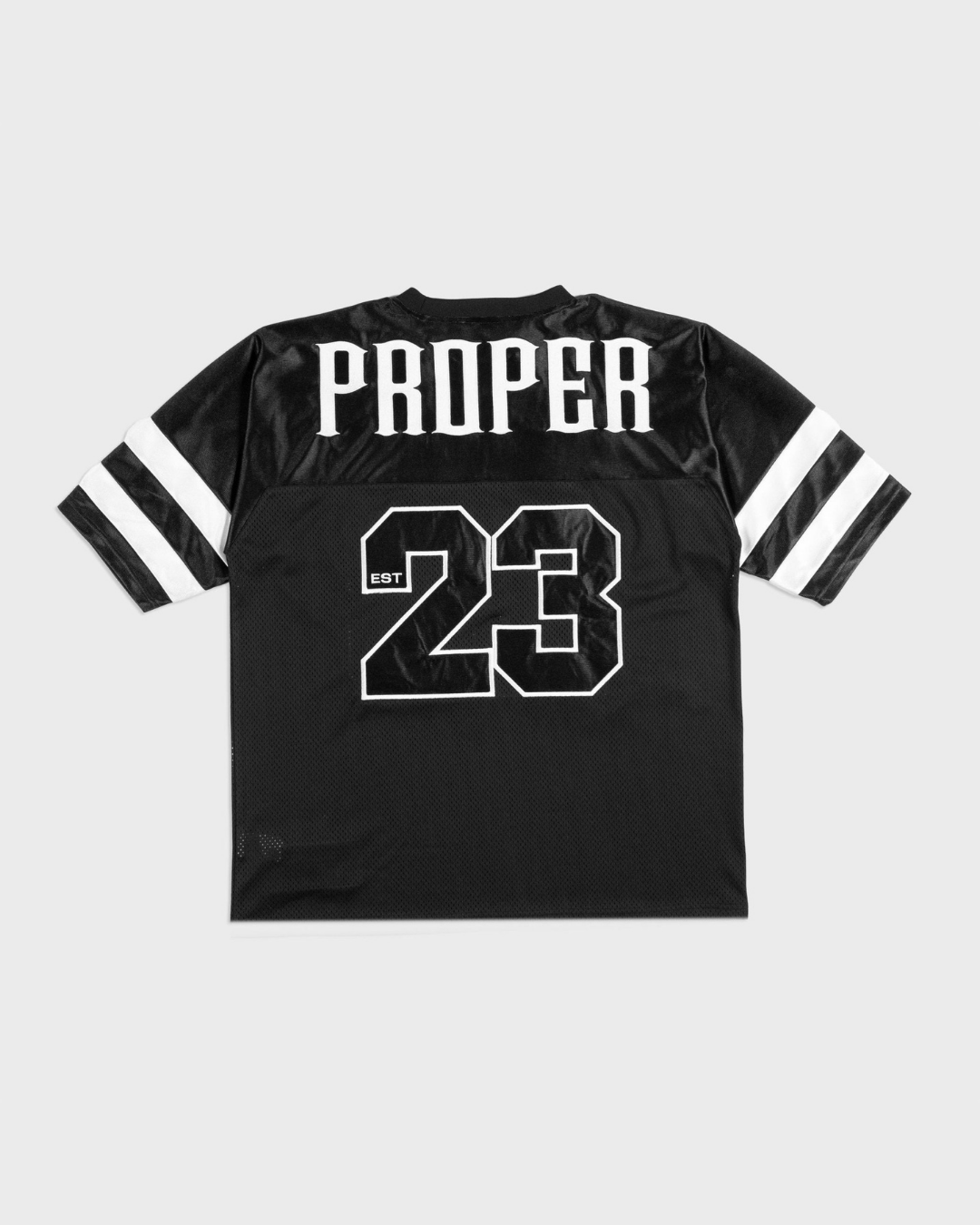 PROPER MVP JERSEY BLACK/WHITE - Proper Streetwear