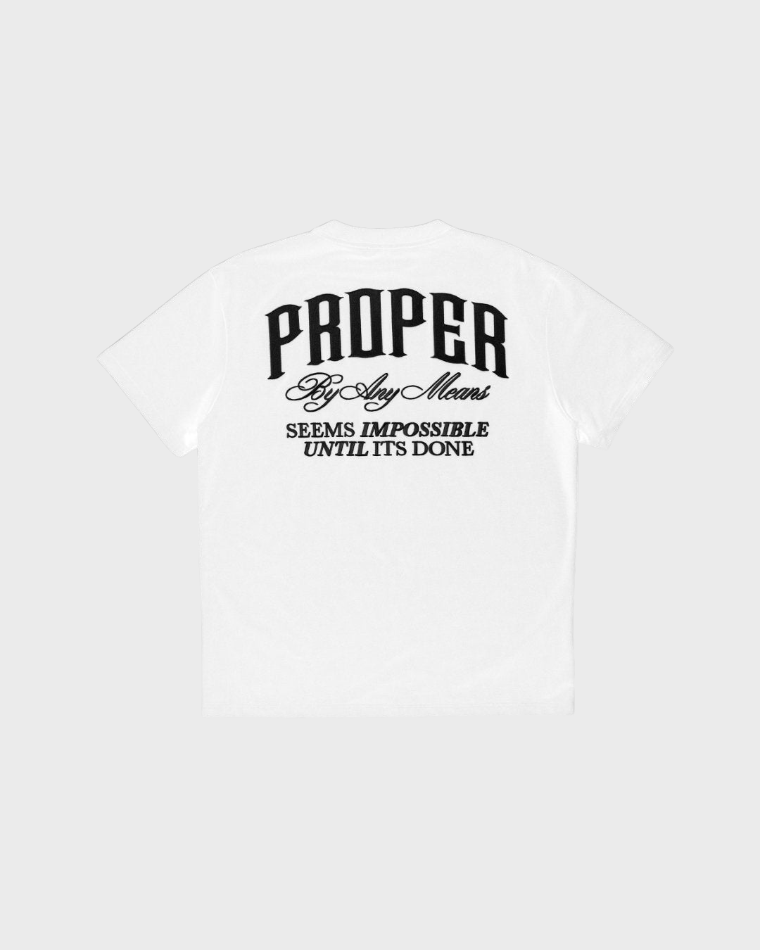 PROPER SCRIPTURE FITTED TEE - Proper Streetwear