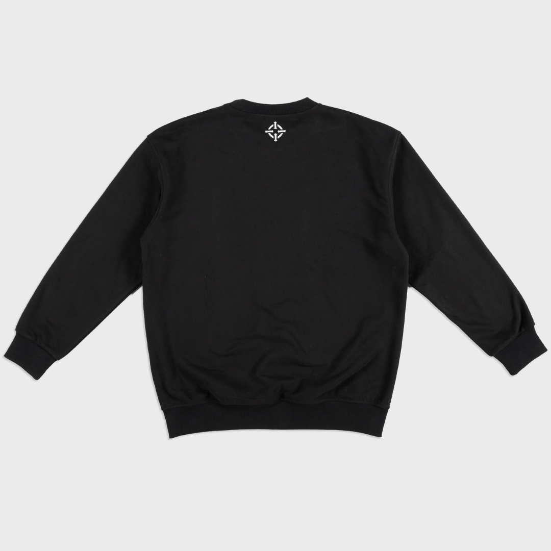 PROPER SIGNATURE CREWNECK BLACK - Proper Streetwear
