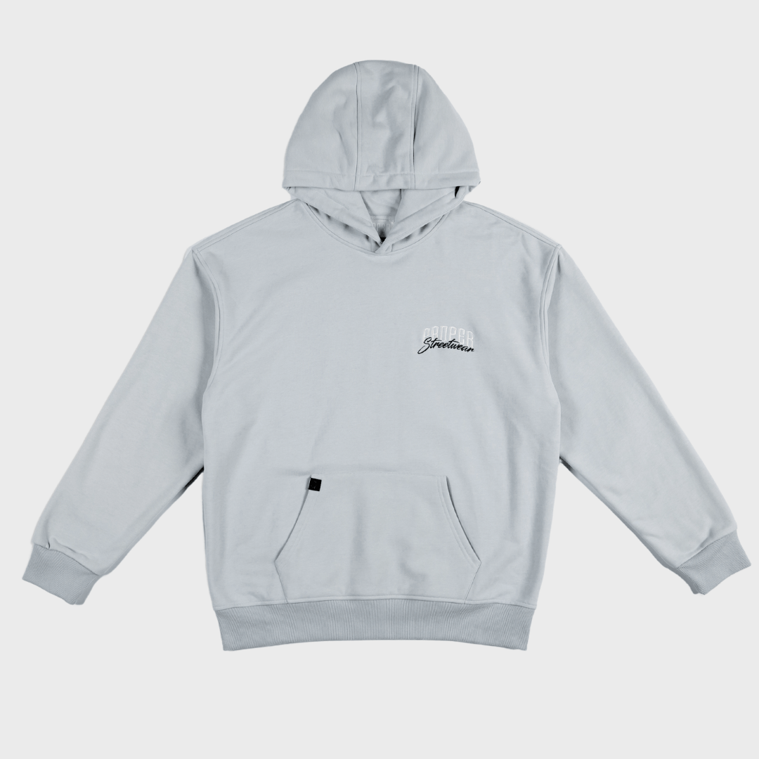 PROPER SIGNATURE HOODIE GREY - Proper Streetwear