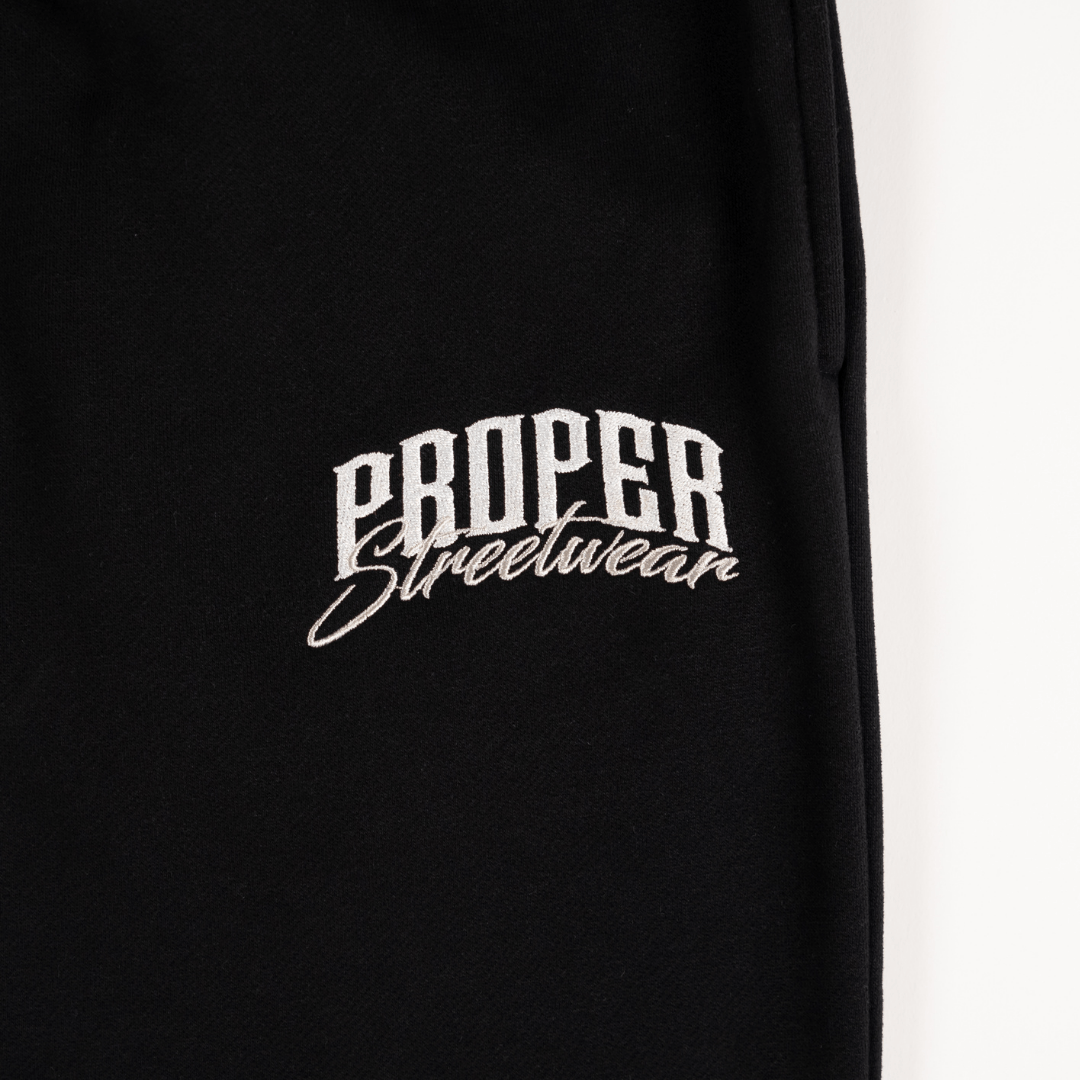 PROPER SIGNATURE SHORTS BLACK - Proper Streetwear