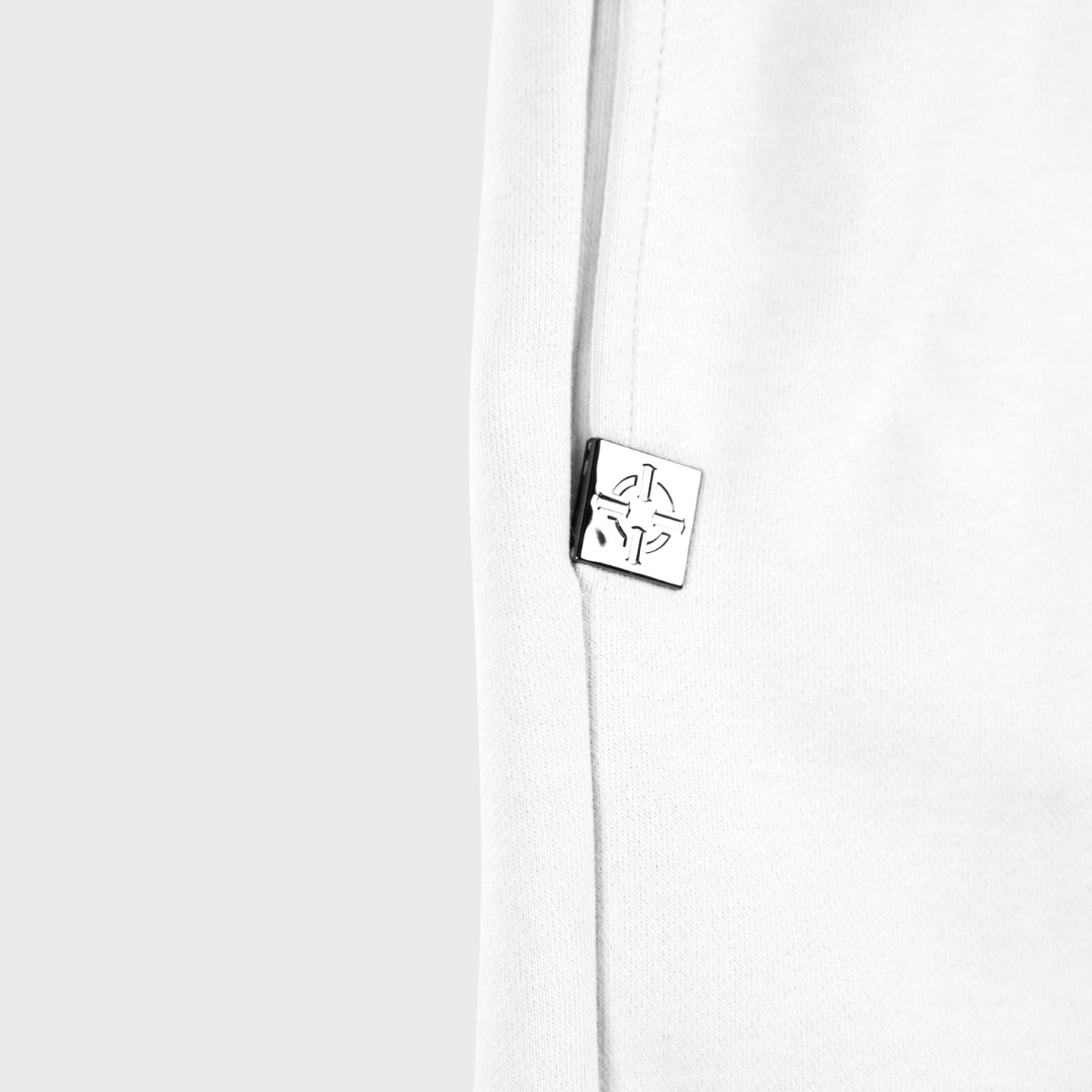 PROPER SIGNATURE SHORTS WHITE/BLACK - Proper Streetwear