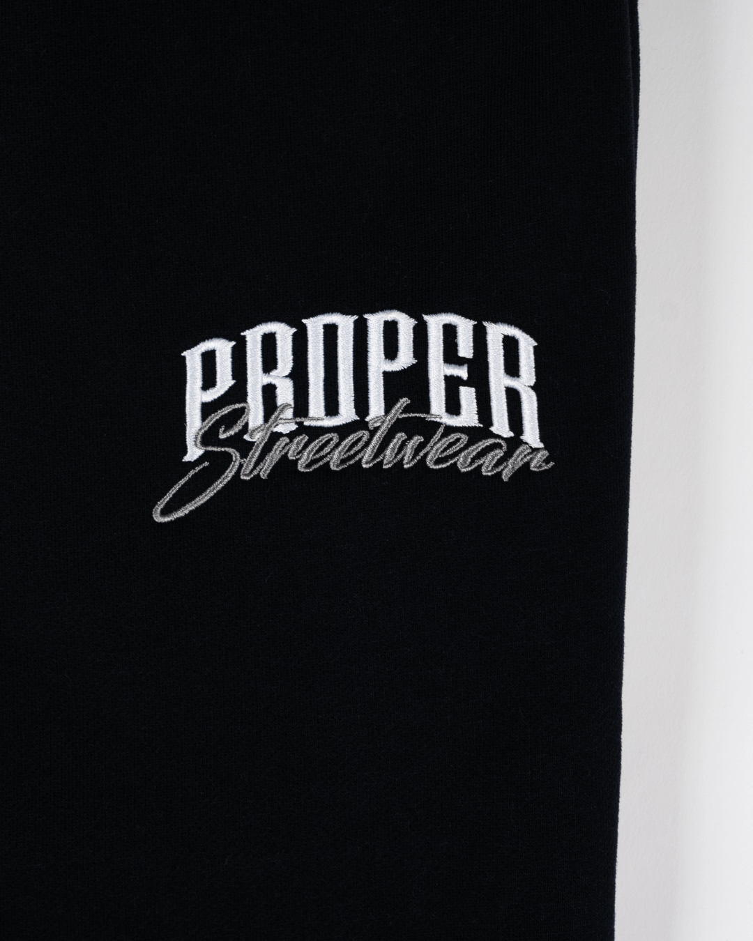 PROPER SIGNATURE TRACKPANTS BLACK/GREY - Proper Streetwear