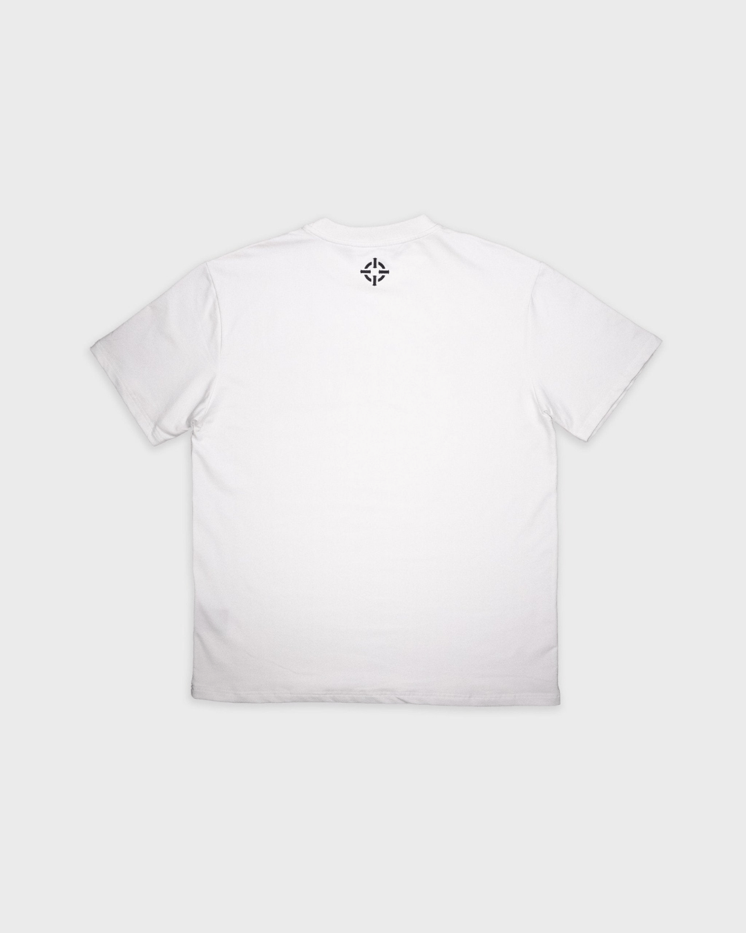 PROPER SPRAY FITTED TEE WHITE/BLACK - Proper Streetwear