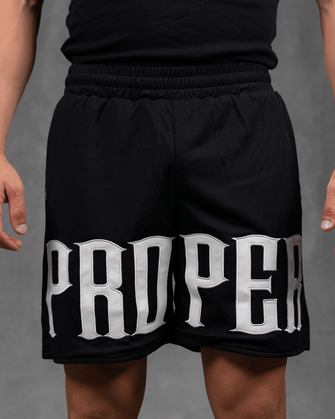 PROPER STEPPERS BASKETBALL SHORTS BLACK - Proper Streetwear
