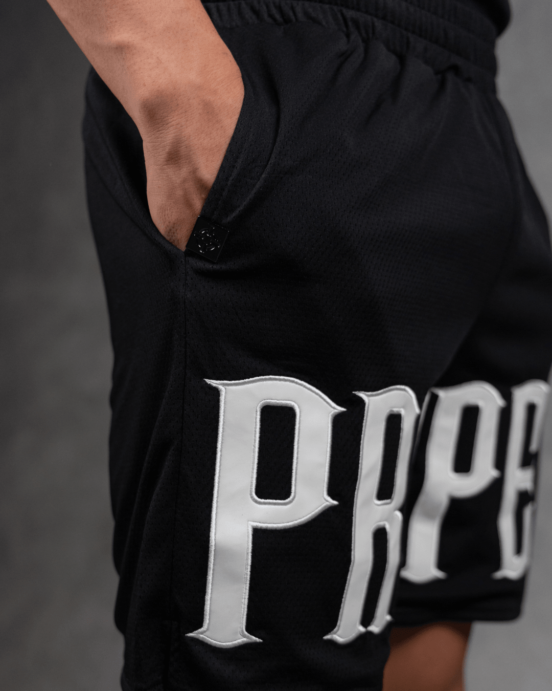 PROPER STEPPERS BASKETBALL SHORTS BLACK - Proper Streetwear