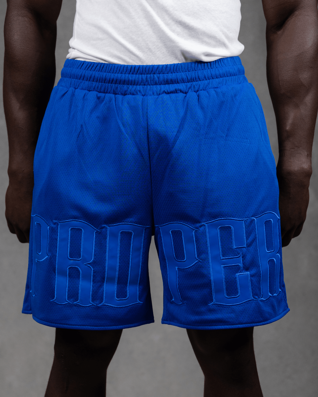 PROPER STEPPERS BASKETBALL SHORTS BLUE - Proper Streetwear