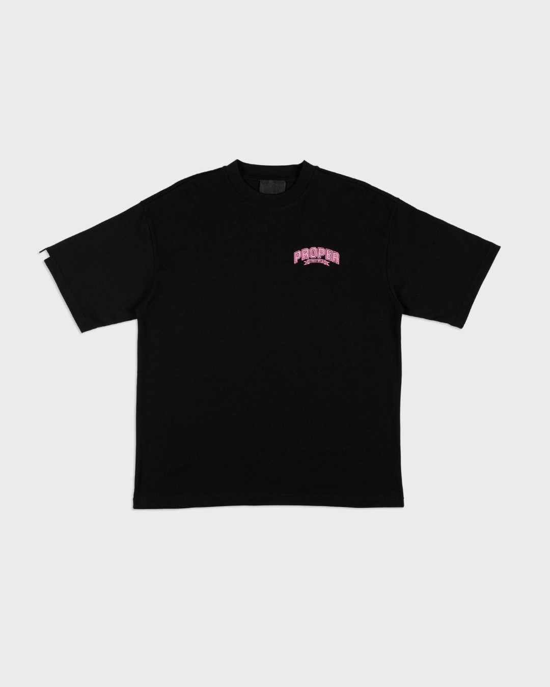 PROPER STREETWEAR OVERSIZED TEE BLACK/PINK - Proper Streetwear