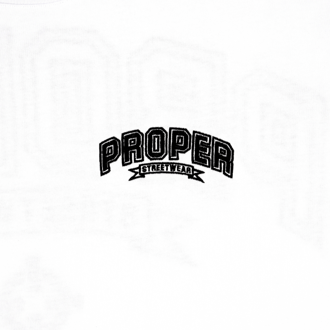 PROPER STREETWEAR OVERSIZED TEE WHITE - Proper Streetwear