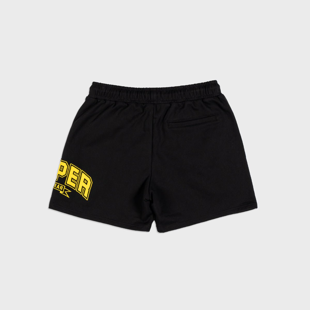 PROPER STREETWEAR SHORTS BLACK/YELLOW - Proper Streetwear