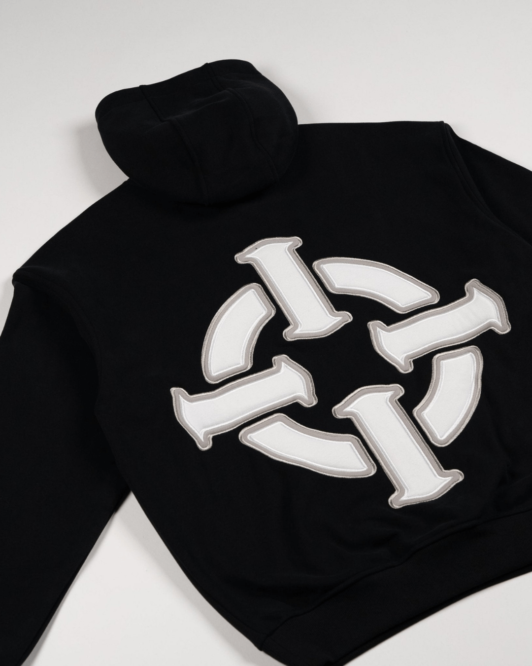 PROPER TARGET HOODIE BLACK/GREY - Proper Streetwear