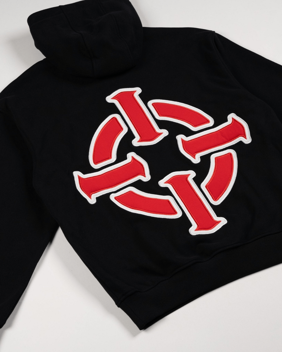 PROPER TARGET HOODIE BLACK/RED - Proper Streetwear