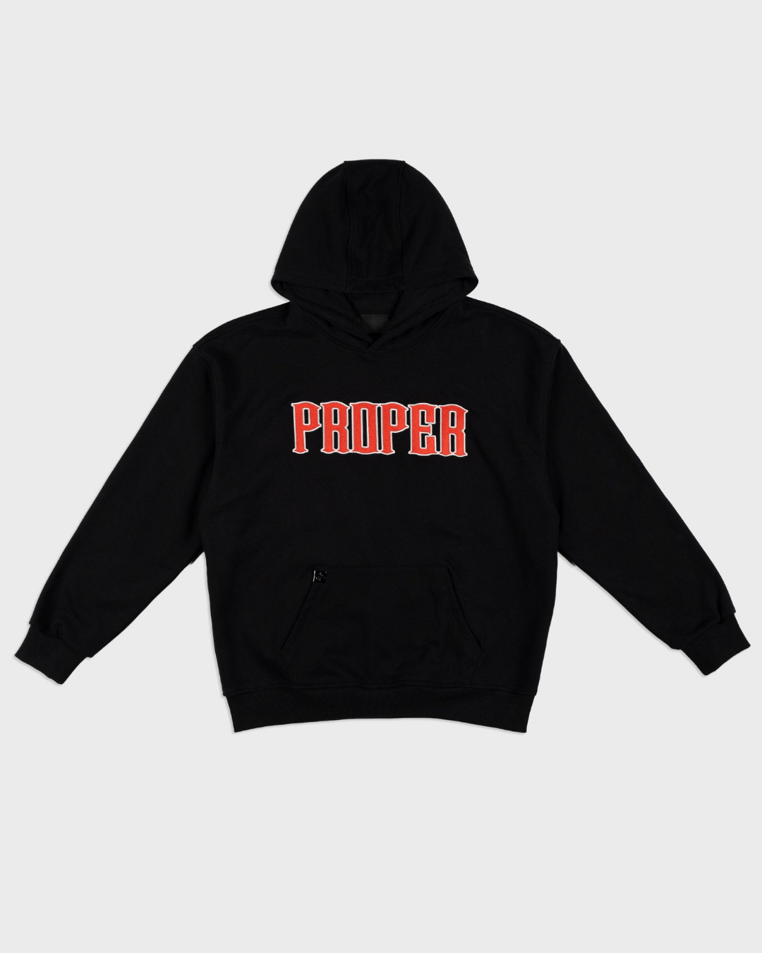PROPER TARGET HOODIE BLACK/RED - Proper Streetwear