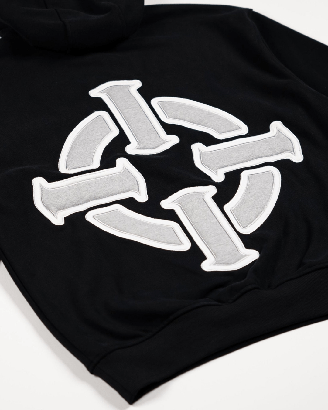 PROPER TARGET HOODIE BLACK/WHITE - Proper Streetwear