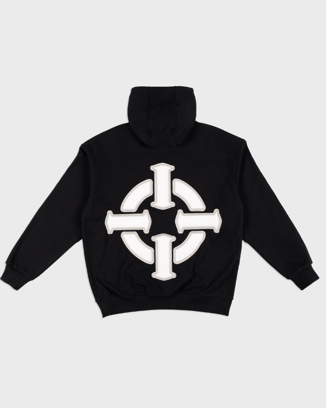 PROPER TARGET HOODIE BLACK/WHITE - Proper Streetwear