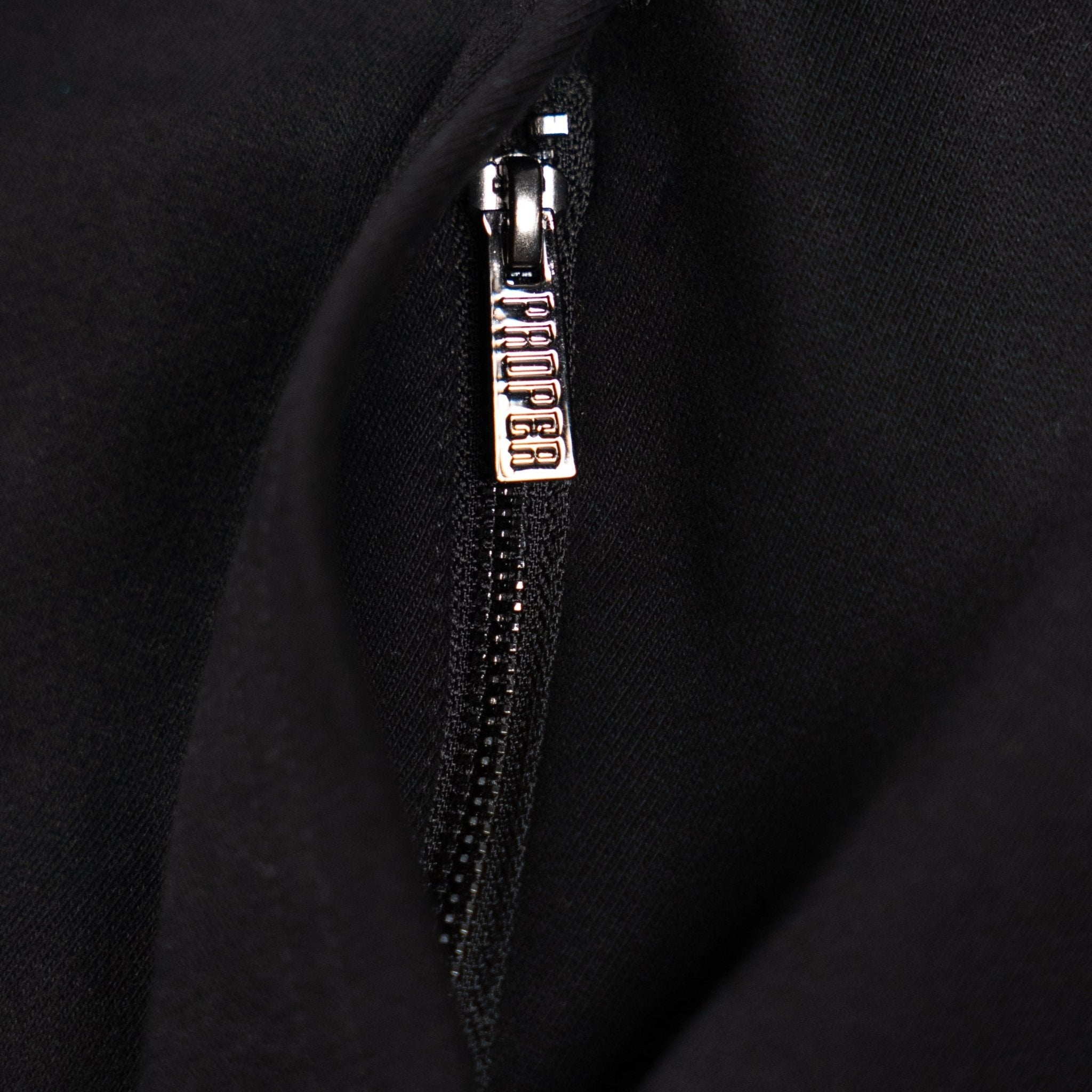 PROPER TARGET HOODIE BLACK/YELLOW - Proper Streetwear