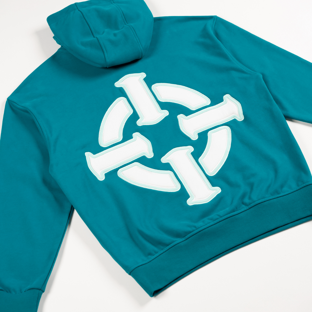 PROPER TARGET HOODIE GREEN/WHITE - Proper Streetwear