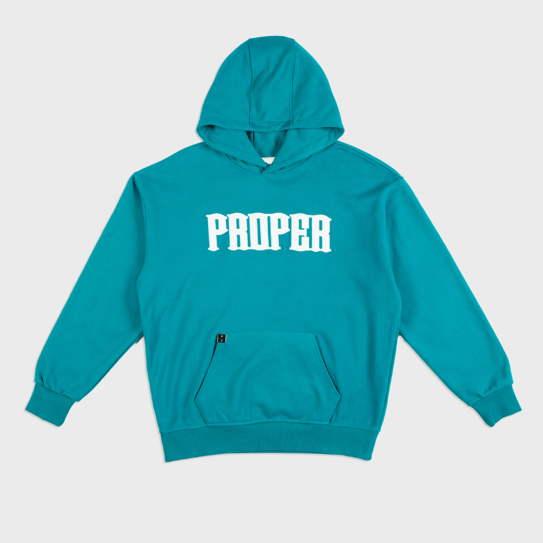 PROPER TARGET HOODIE GREEN/WHITE - Proper Streetwear