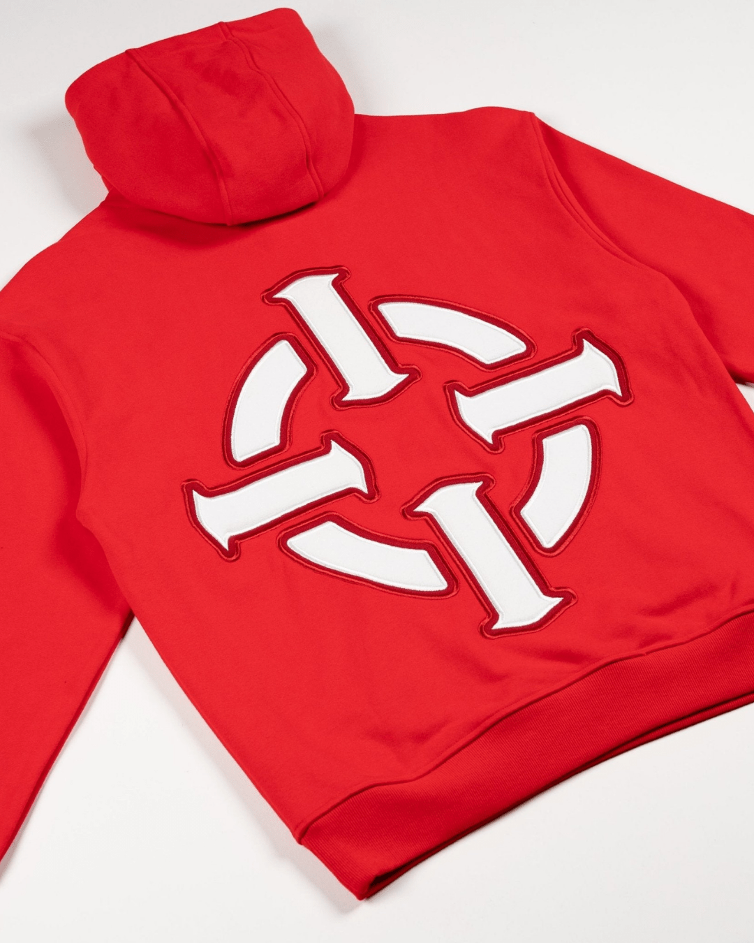 PROPER TARGET HOODIE RED/WHITE - Proper Streetwear