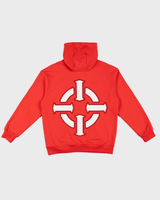 PROPER TARGET HOODIE RED/WHITE - Proper Streetwear