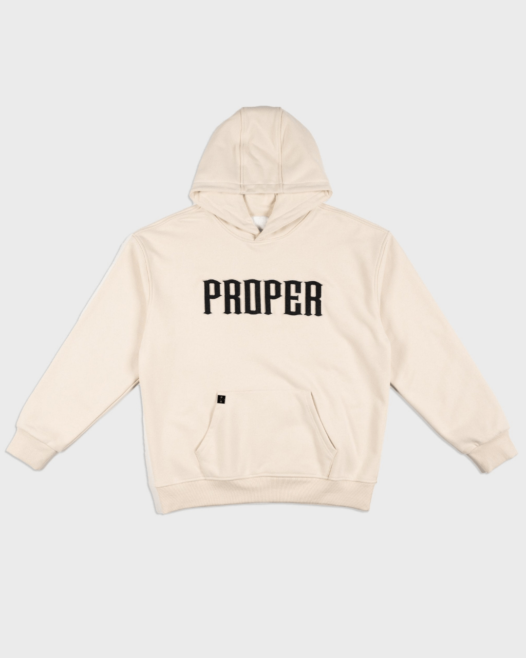 PROPER TARGET HOODIE STONE/BLACK - Proper Streetwear