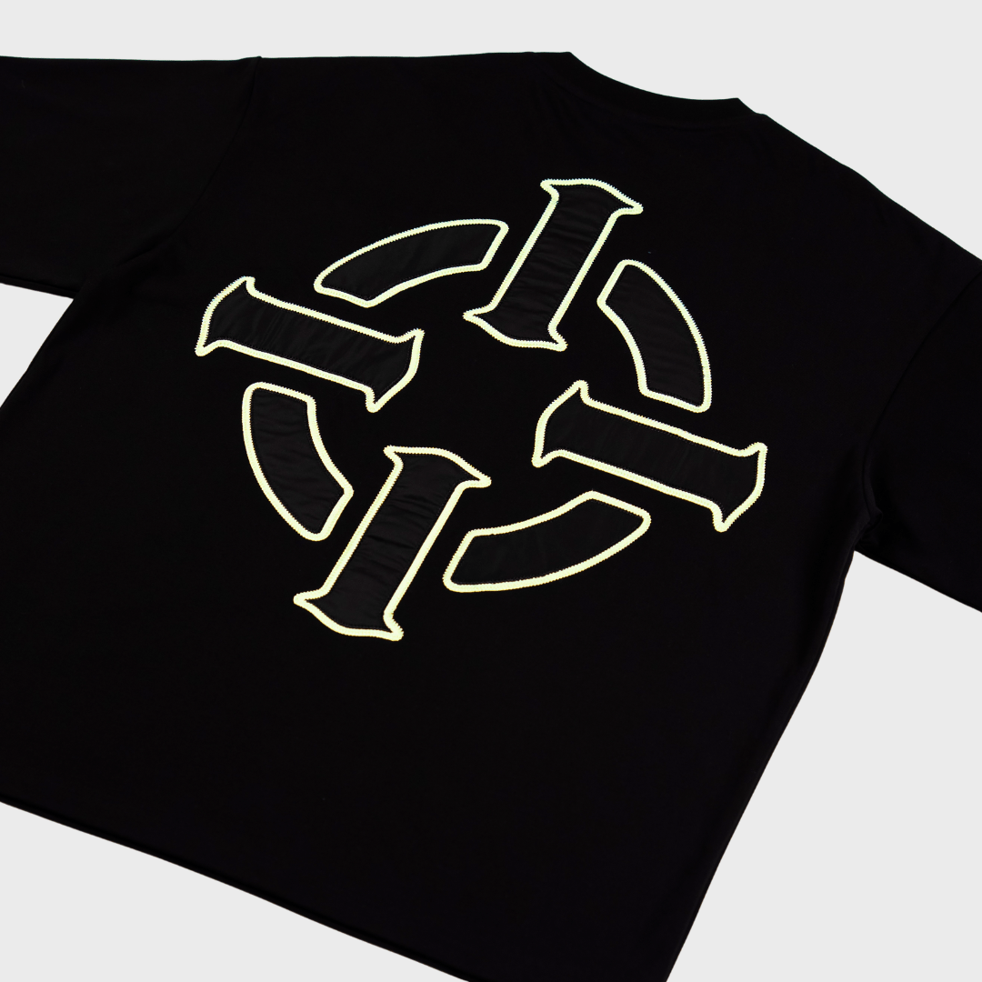 PROPER TARGET OVERSIZED TEE BLACK/GREEN - Proper Streetwear