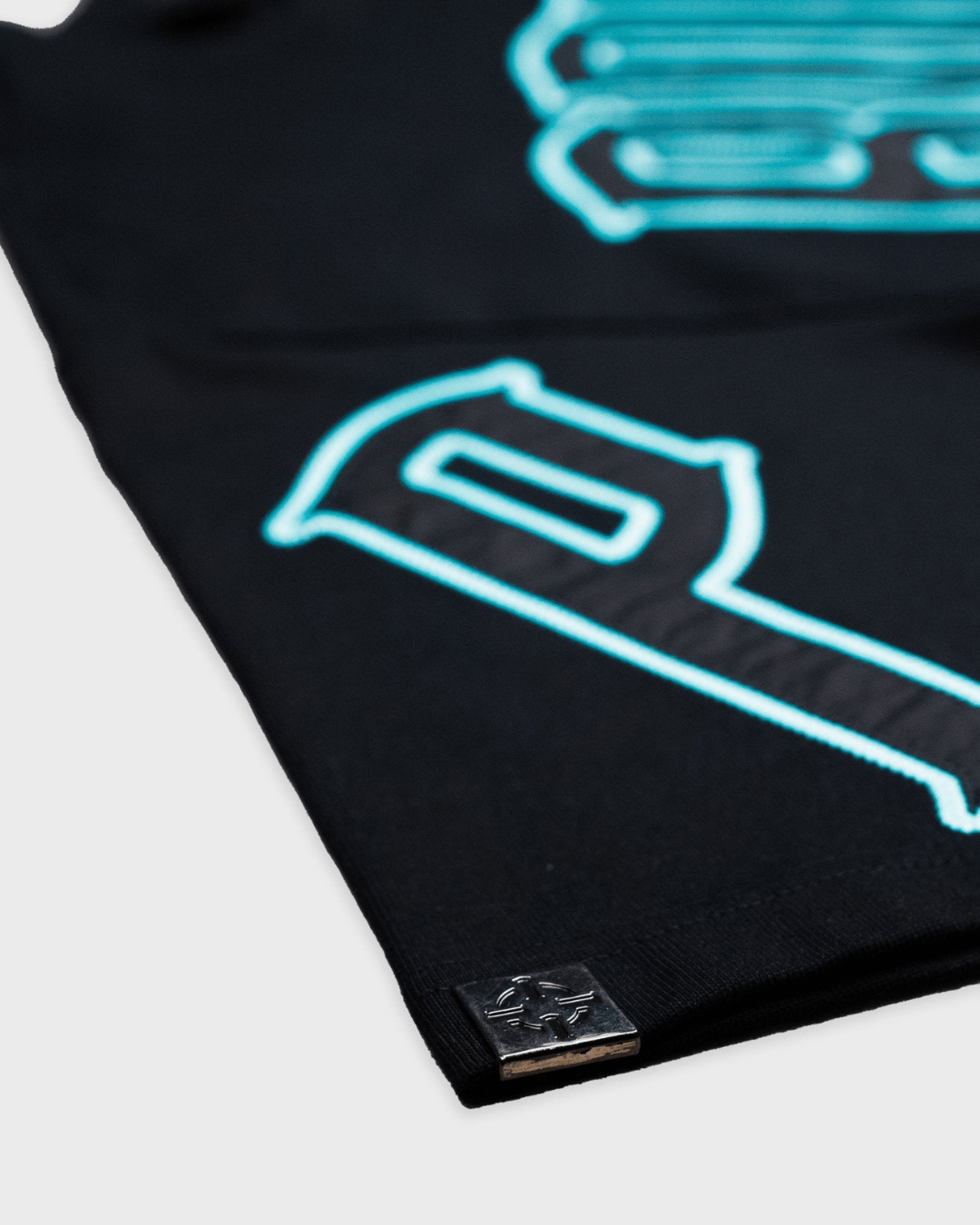 PROPER TARGET OVERSIZED TEE BLACK/ICY BLUE - Proper Streetwear