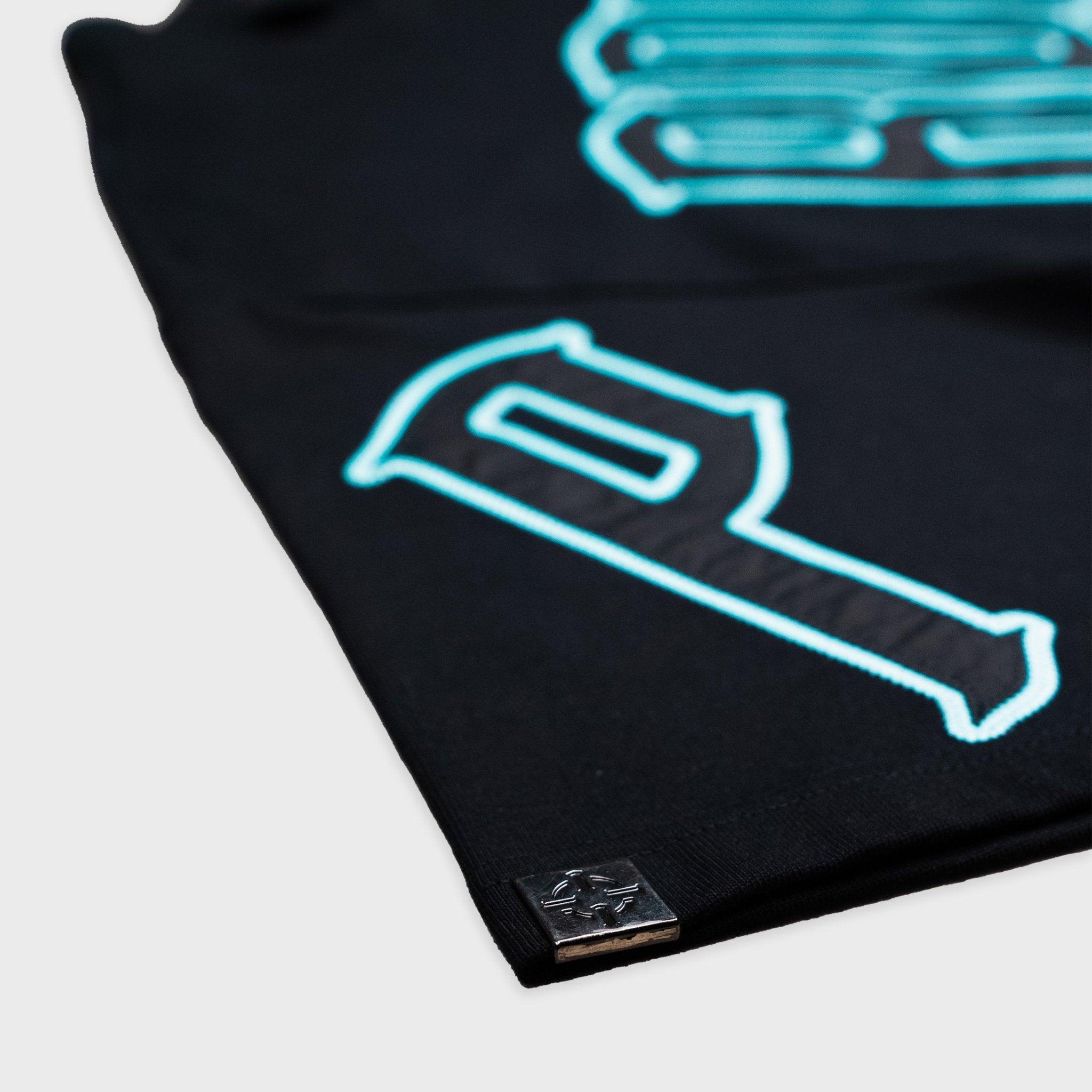 PROPER TARGET OVERSIZED TEE BLACK/ICY BLUE - Proper Streetwear