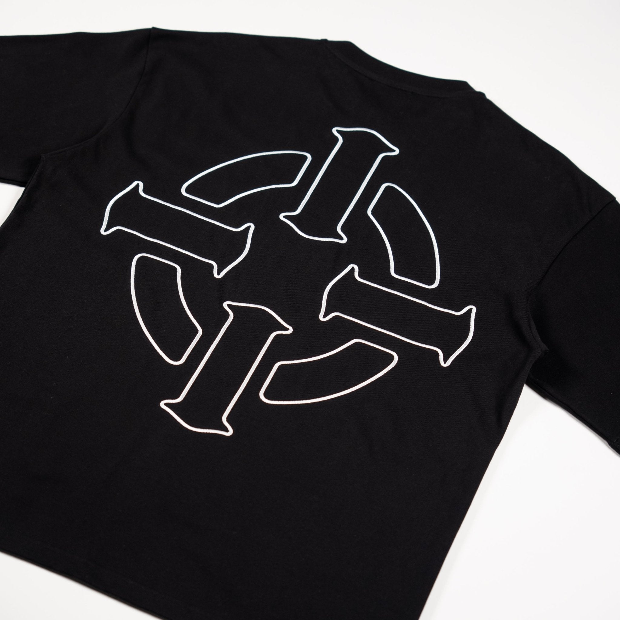 PROPER TARGET OVERSIZED TEE BLACK/WHITE - Proper Streetwear