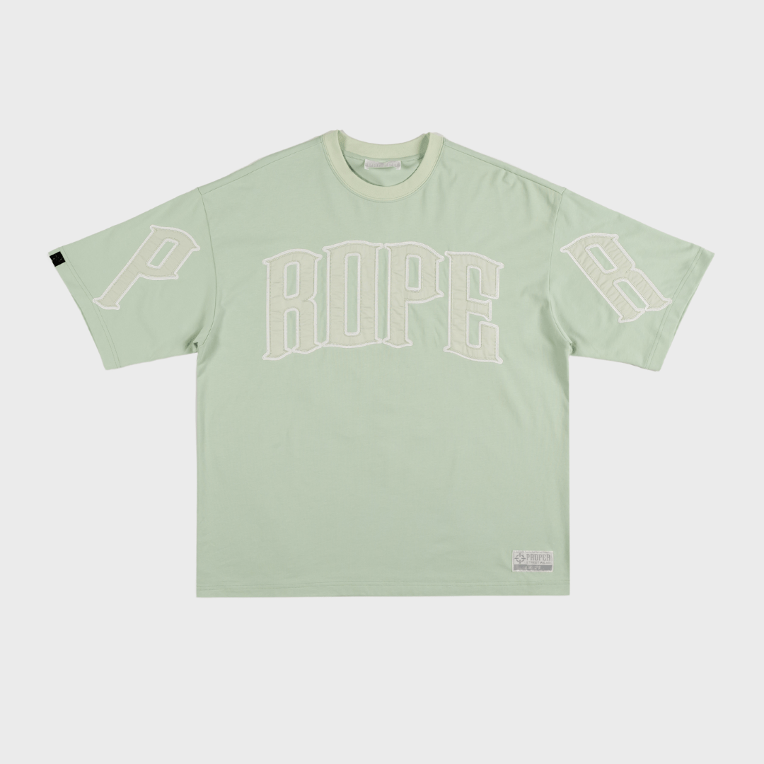 PROPER TARGET OVERSIZED TEE GREEN/WHITE - Proper Streetwear