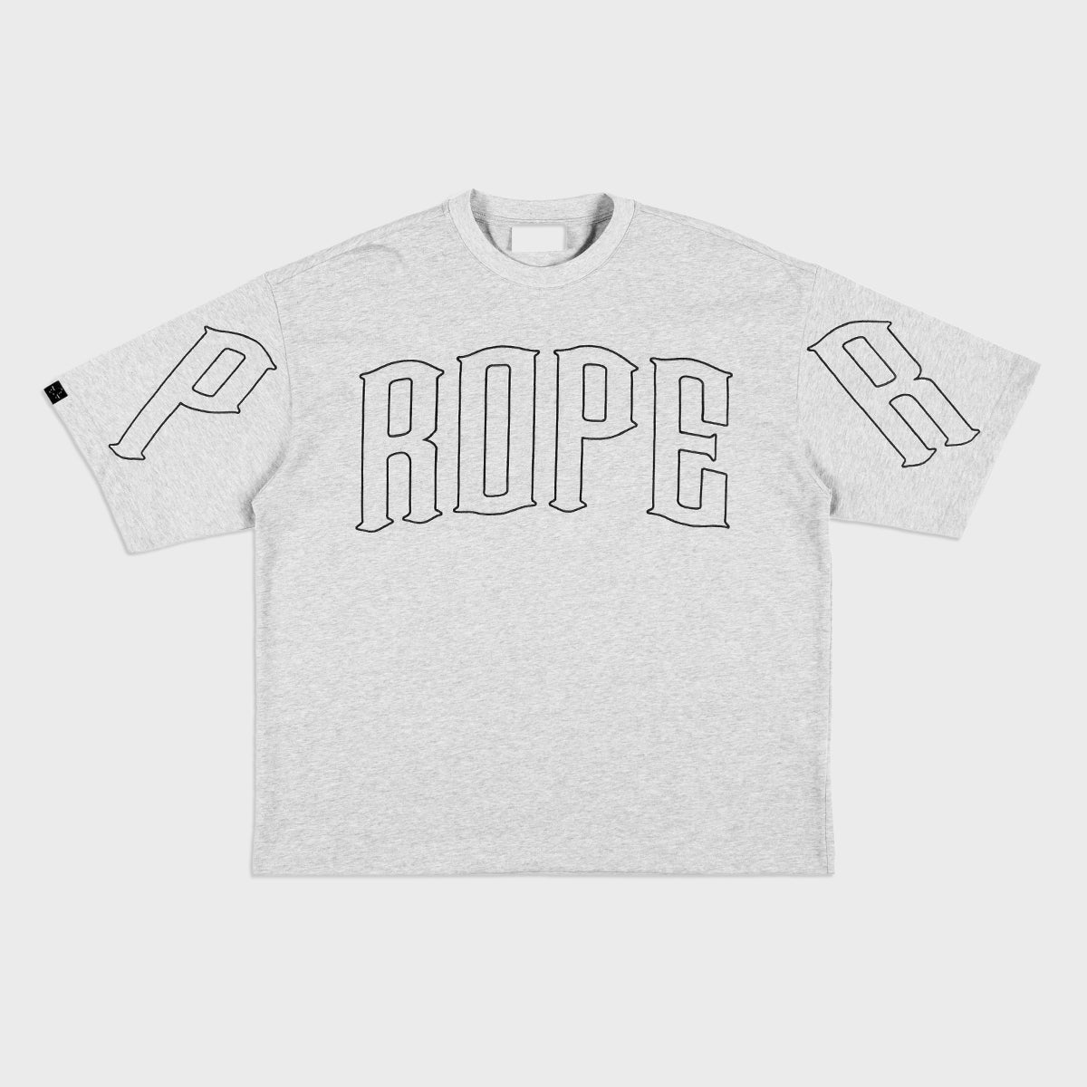 PROPER TARGET OVERSIZED TEE GREY/BLACK - Proper Streetwear