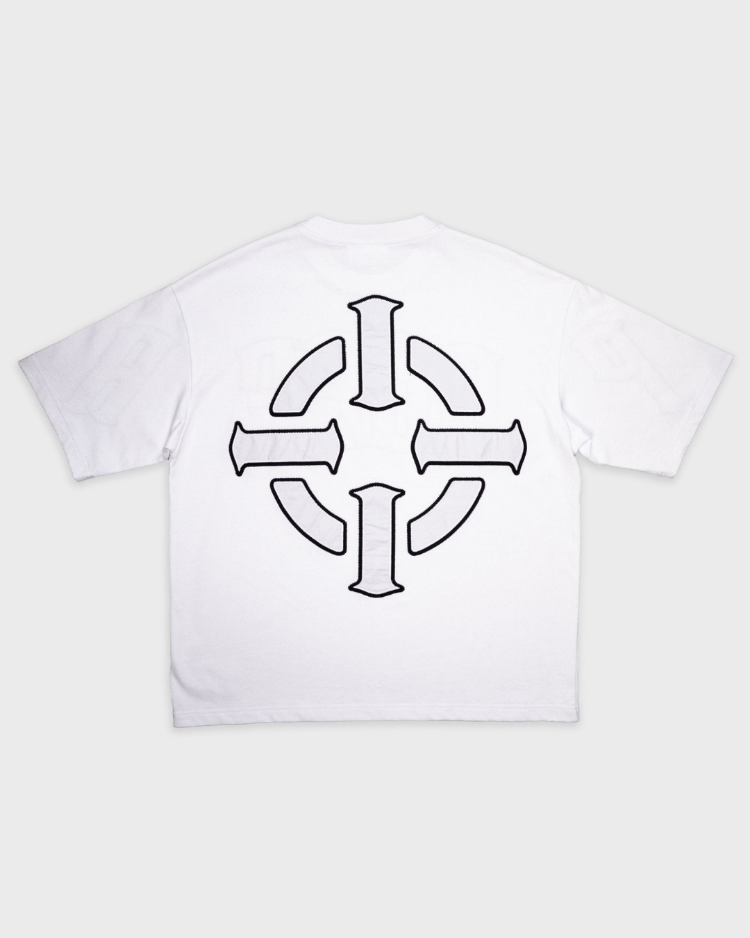 PROPER TARGET OVERSIZED TEE WHITE/BLACK - Proper Streetwear