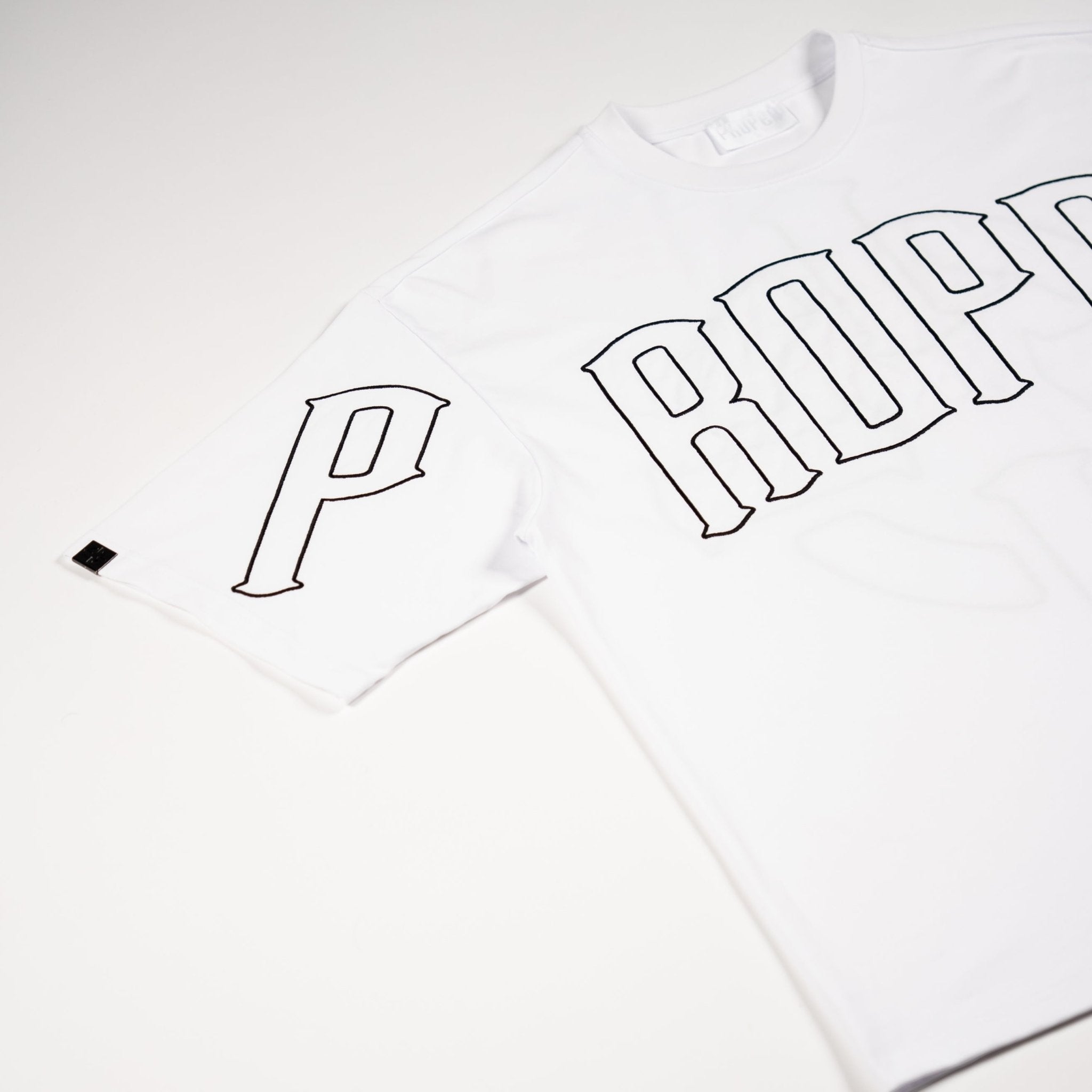 PROPER TARGET OVERSIZED TEE WHITE/BLACK - Proper Streetwear