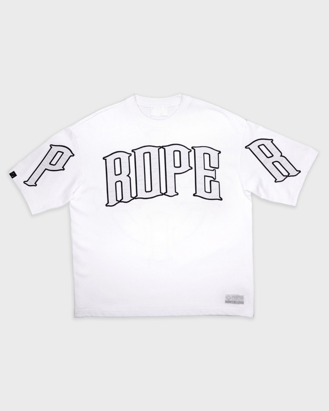 PROPER TARGET OVERSIZED TEE WHITE/BLACK - Proper Streetwear