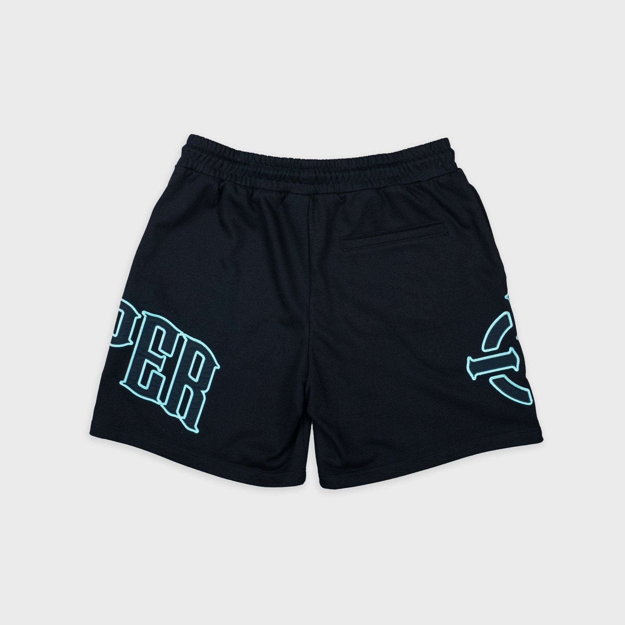 PROPER TARGET SHORTS BLACK/ ICY BLUE - Proper Streetwear