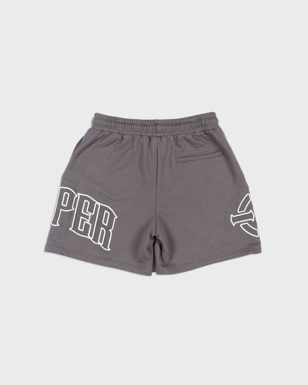 PROPER TARGET SHORTS CHARCOAL/WHITE - Proper Streetwear