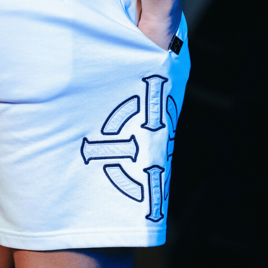 PROPER TARGET SHORTS WHITE/BLACK - Proper Streetwear