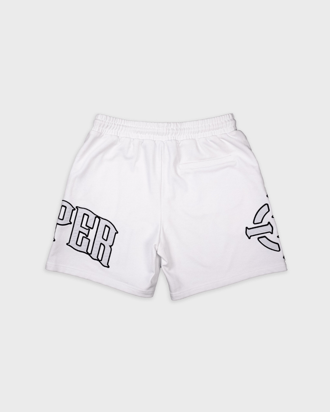 PROPER TARGET SHORTS WHITE/BLACK - Proper Streetwear