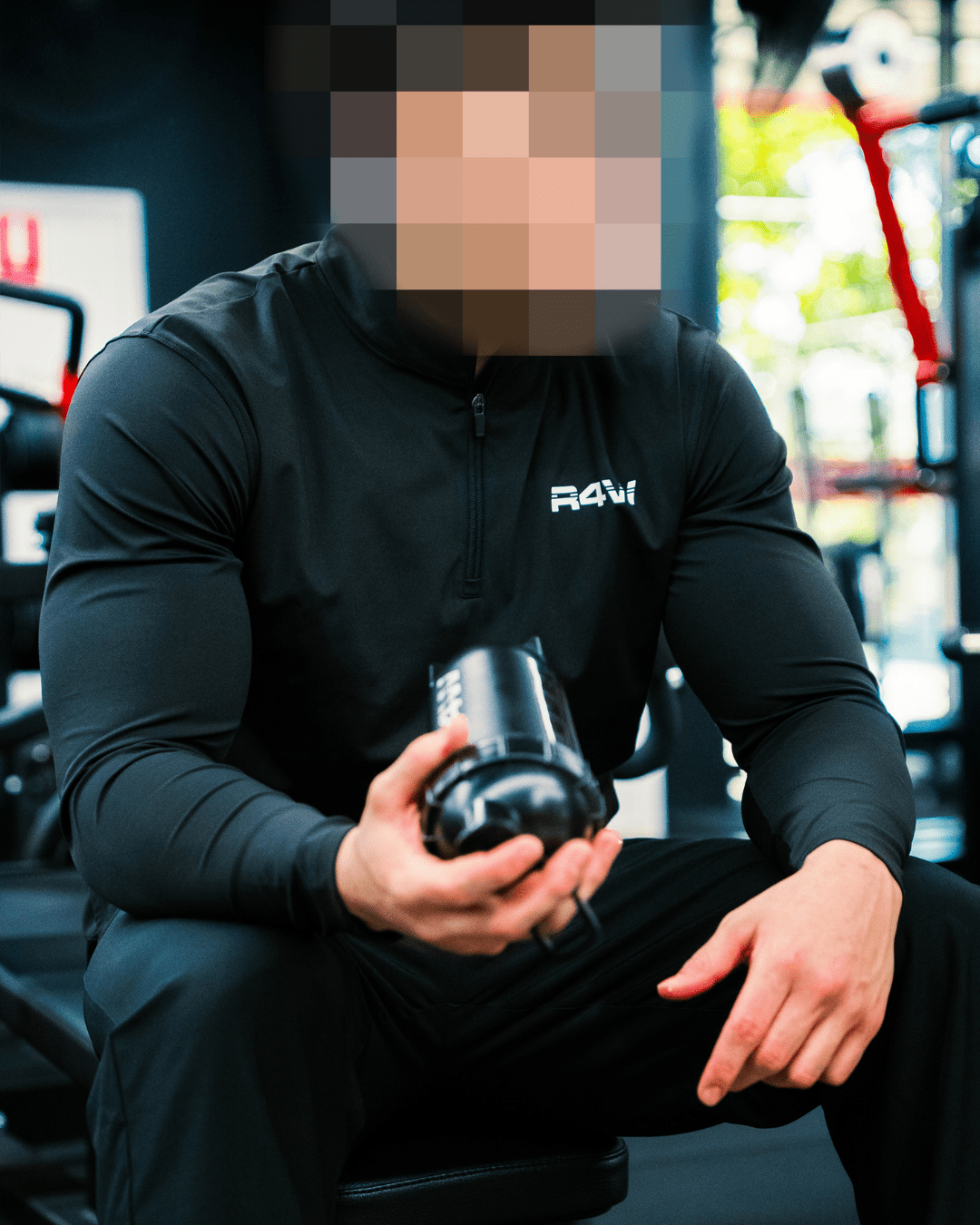 R4W ACTIVE QUARTER ZIP BLACK - Proper Streetwear