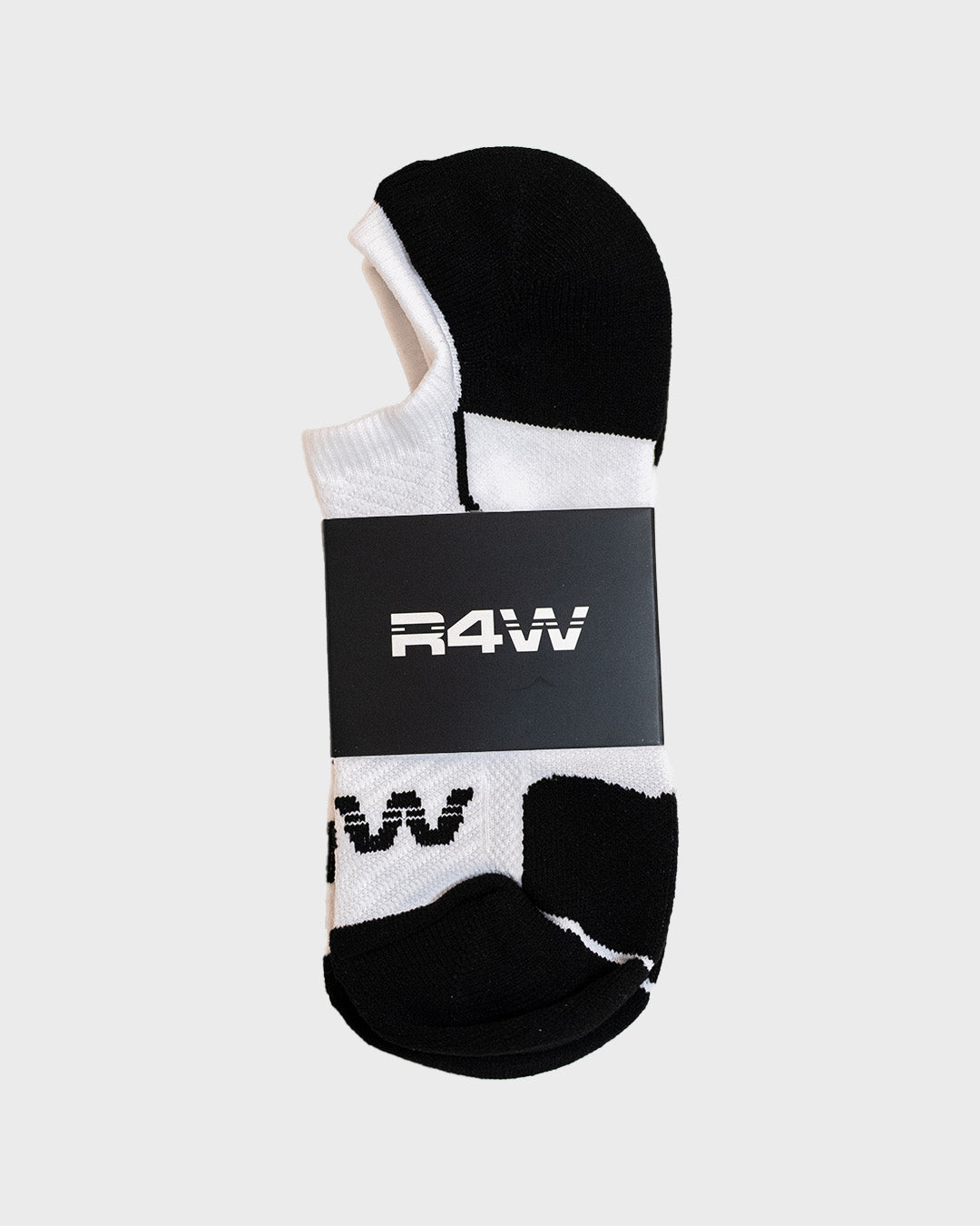 R4W COMPRESSION INVISI SOCKS WHITE/BLACK - Proper Streetwear