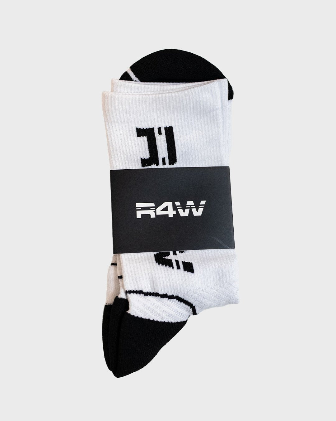 R4W COMPRESSION SOCKS WHITE/BLACK - Proper Streetwear