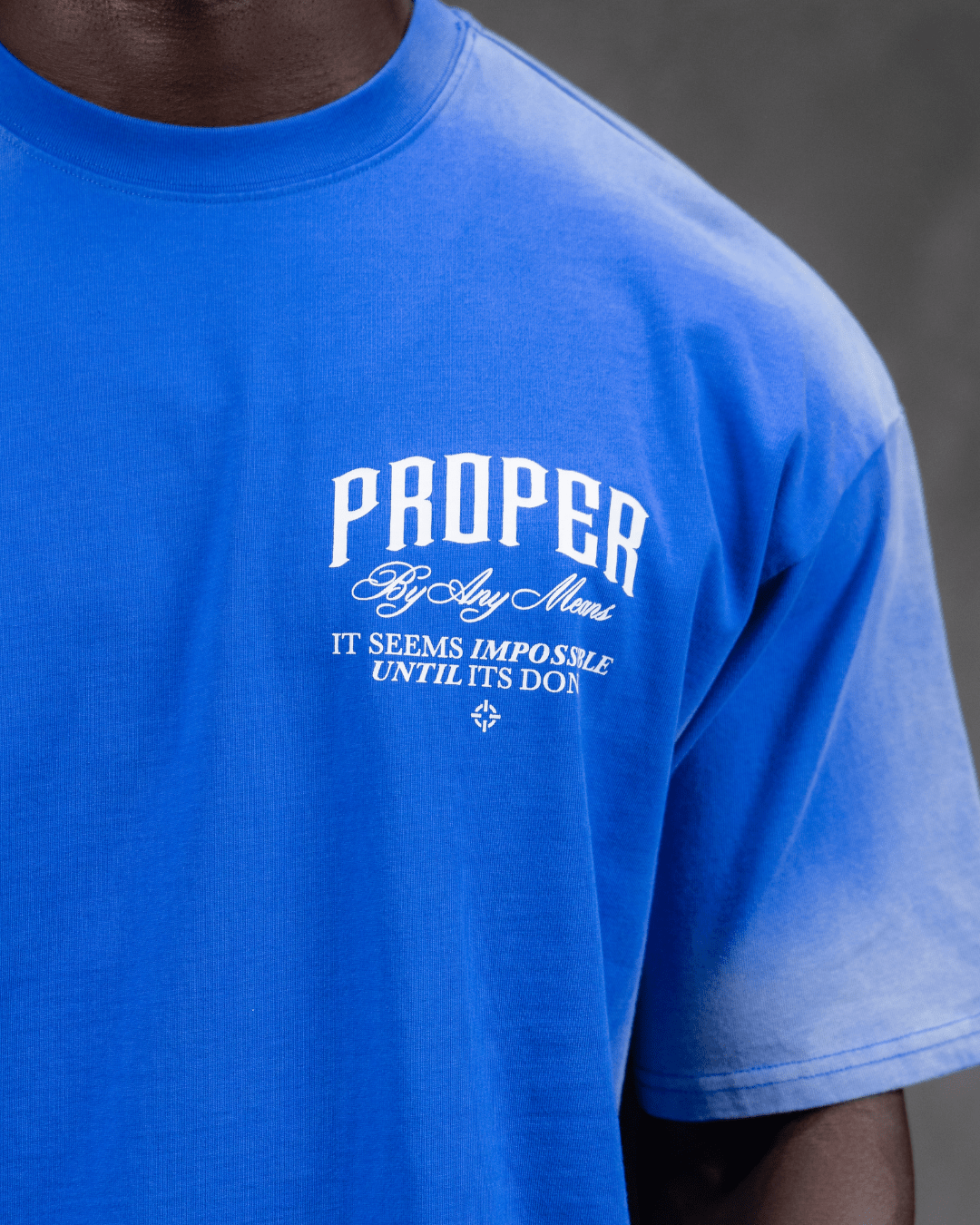 TIDAL OVERSIZED TEE BLUE - Proper Streetwear