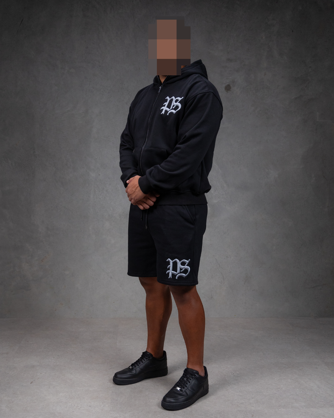 PS ZIP UP JACKET BLACK