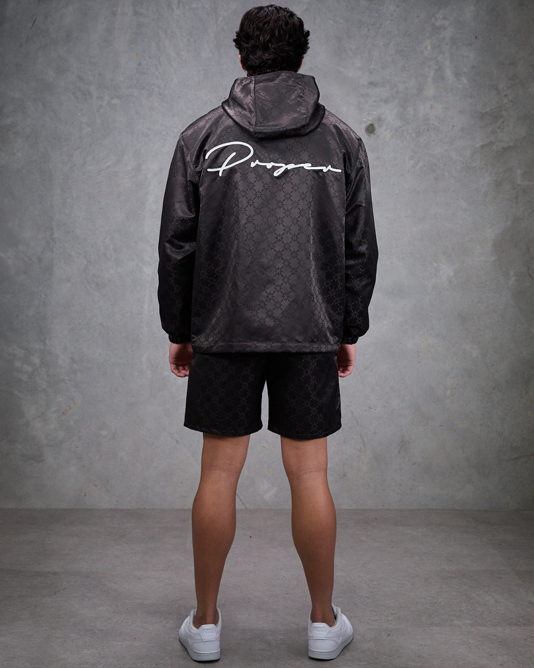 PROPER AUTOGRAPH CHROME ZIP UP JACKET GREY