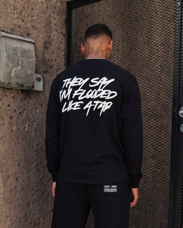 MOTION SICKNESS LONG SLEEVE BLACK