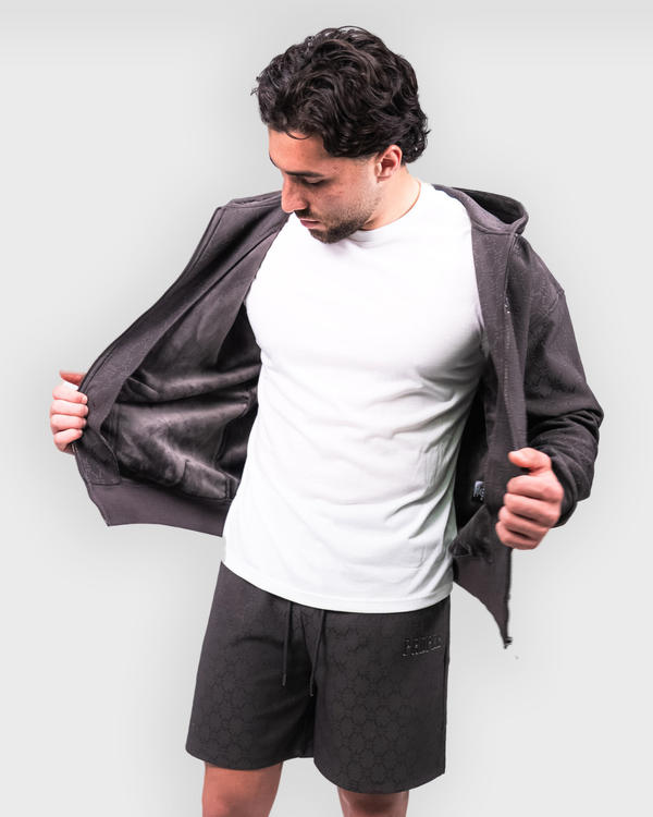 PHANTOM ZIP UP JACKET CHARCOAL