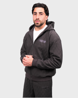 PHANTOM ZIP UP JACKET CHARCOAL