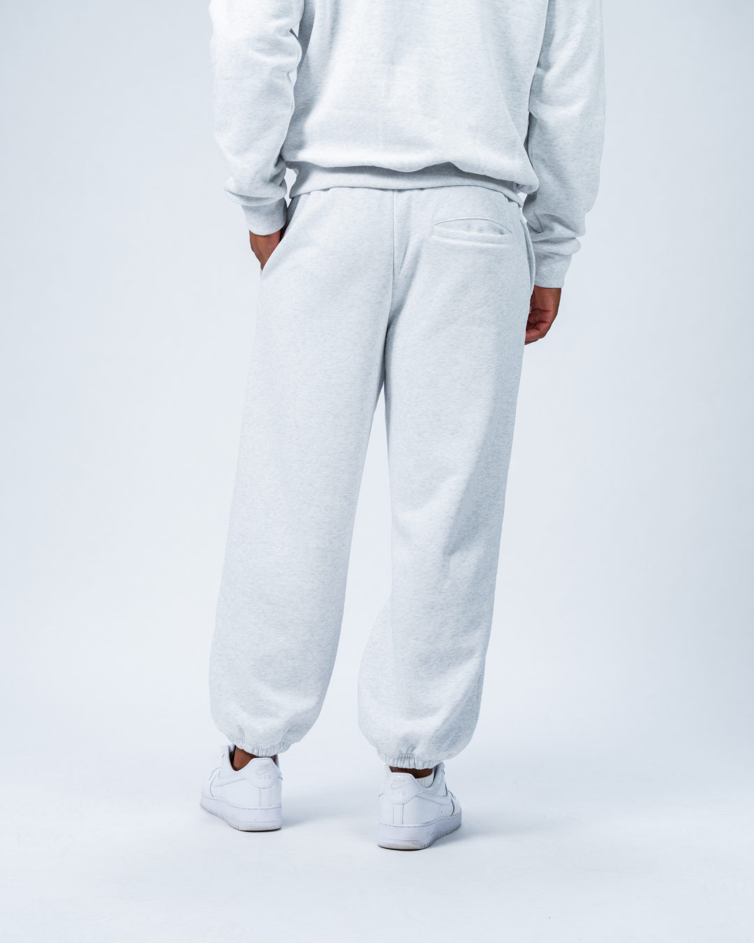 AUTOGRAPH TRACKPANTS MARL GREY/PINK