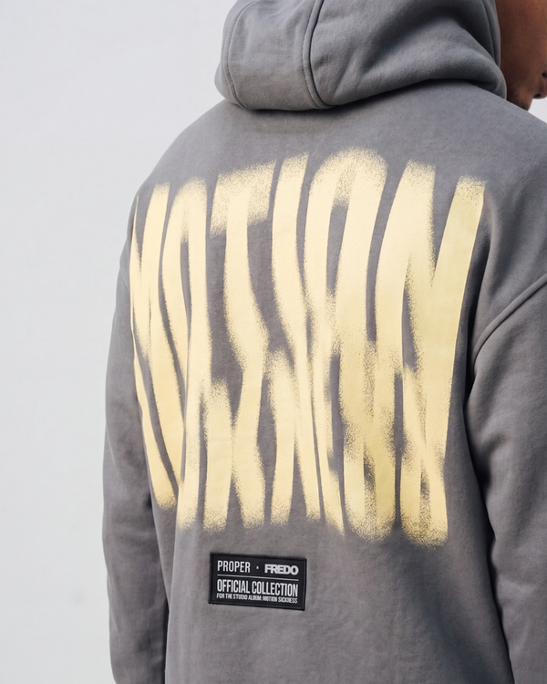 MOTION SICKNESS HOODIE GREY
